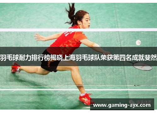 羽毛球耐力排行榜揭晓上海羽毛球队荣获第四名成就斐然